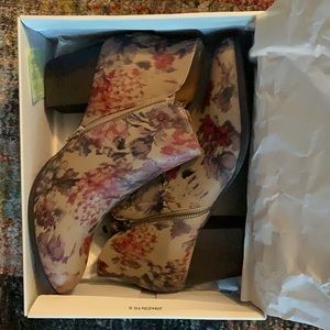 Style & Co Floral Ankle Boots